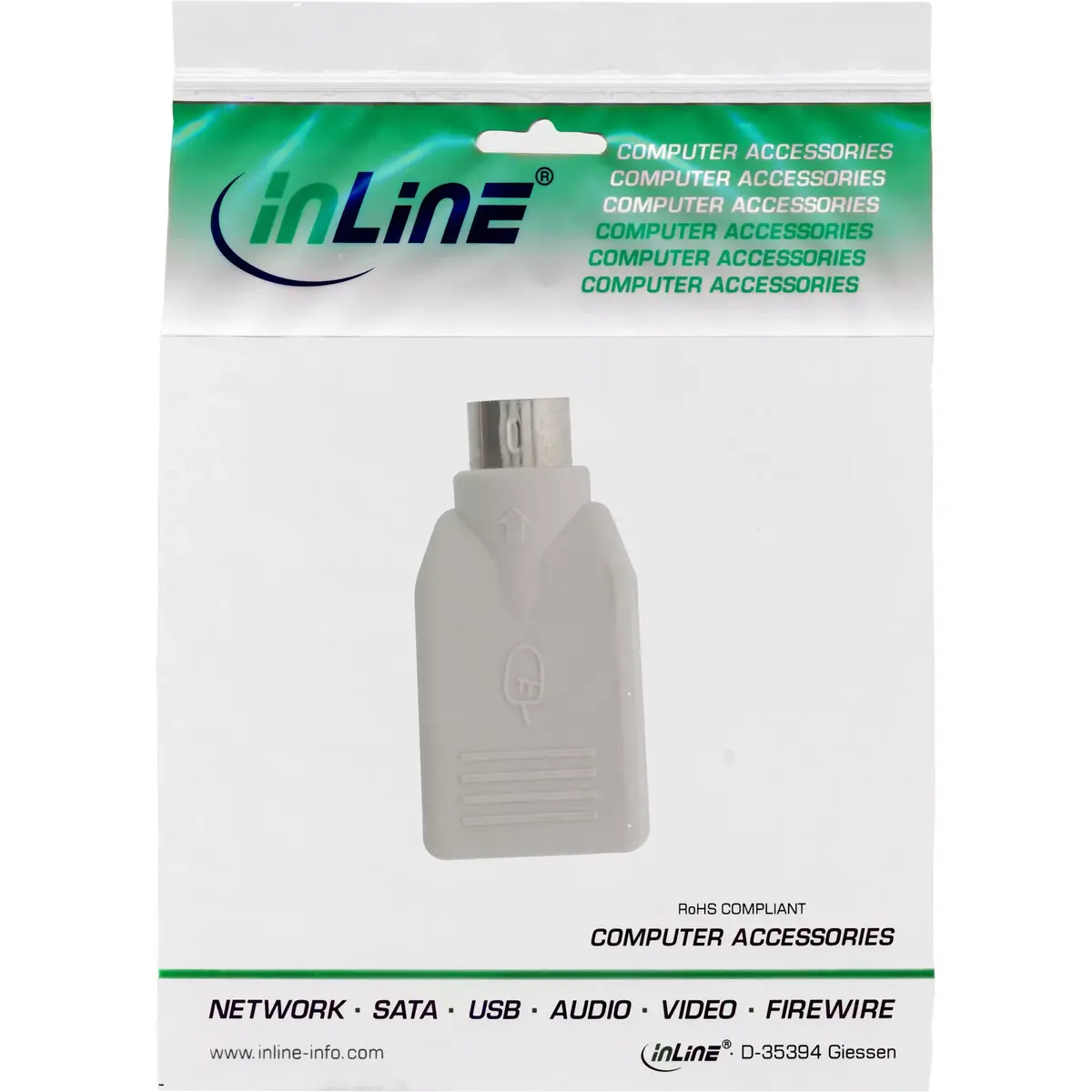 InLine USB adapteris USB A female / PS/2 male Photo 3