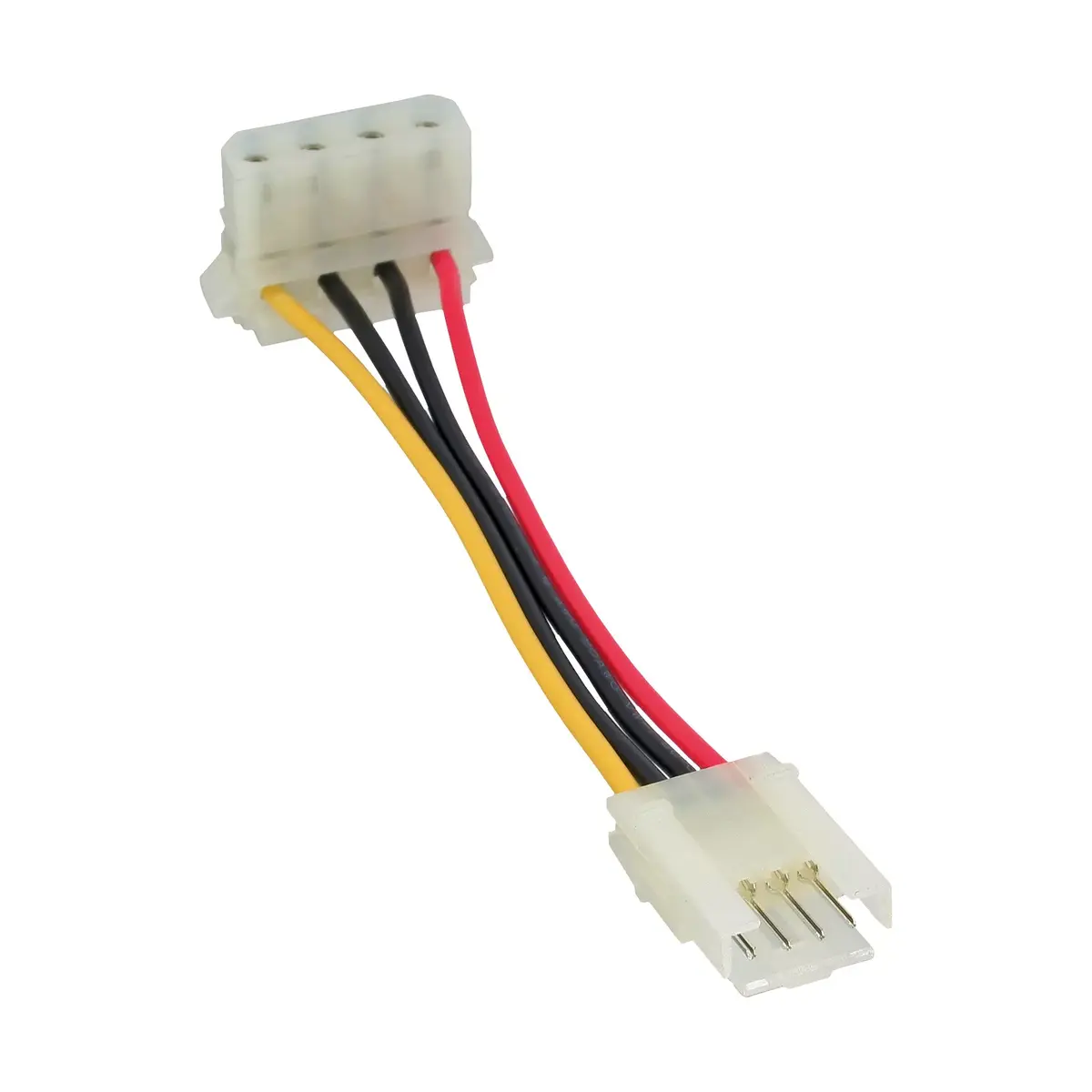 InLine Power Adapter internal floppy female / Molex 4pin male Photo 2