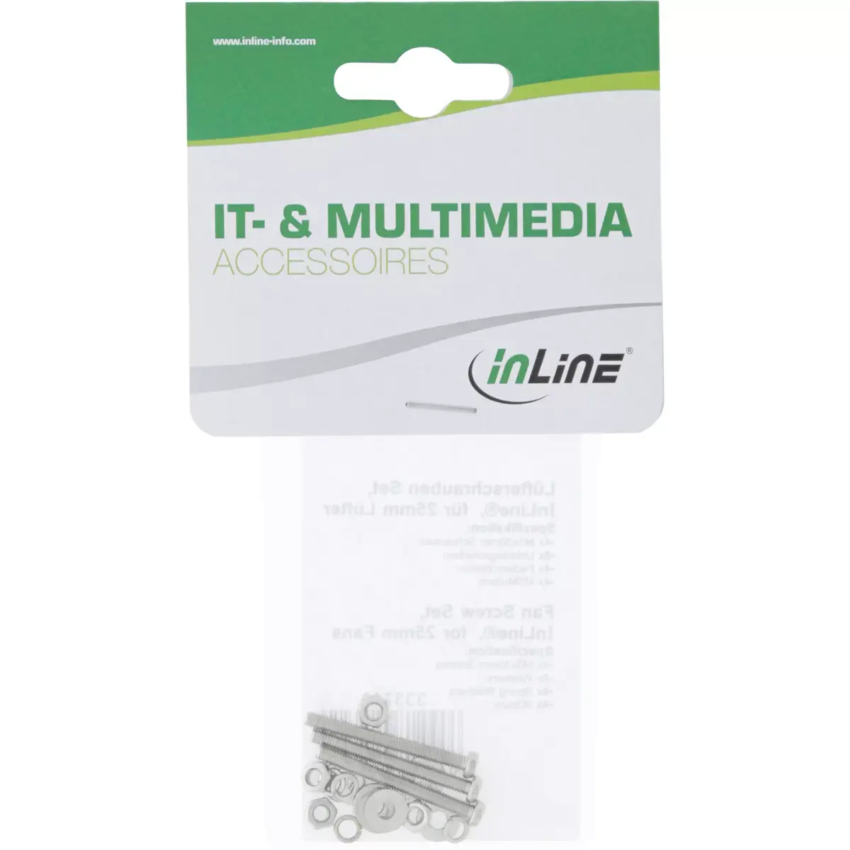 InLine Fan Screws Set InLine 33371A Photo 2