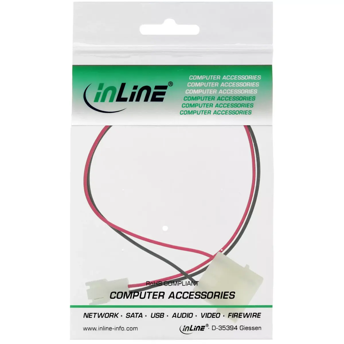 Fan Voltage Adapter Cable InLine 33007 Photo 2