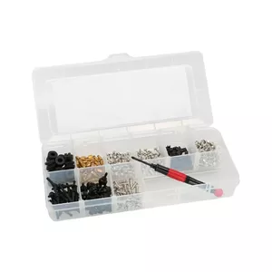 Screw Set with Screwdriver InLine 411 pcs