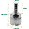 Thumbscrews for enclosures InLine 77770A Photo 2