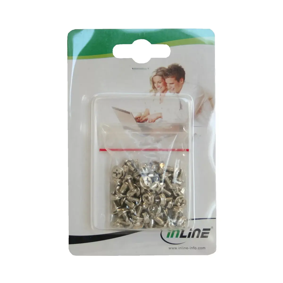 InLine Screw Set for PC bracket slot covers 77782 Photo 2