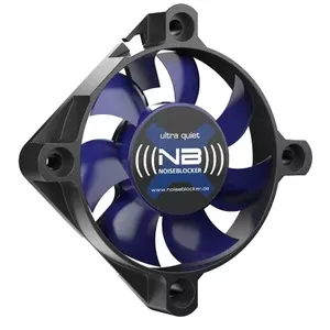 Noiseblocker BlackSilentFan XS-1 Datora korpusam Ventilators 5 cm Melns, Zils