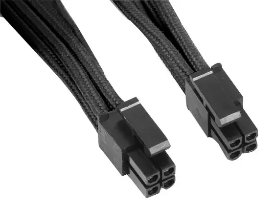 Cable EPS12V 8pin(4+4) Silverstone SST-PP07-EPS8B Photo 2