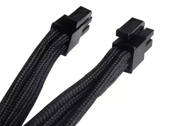 Cable EPS12V 8pin(4+4) Silverstone SST-PP07-EPS8B Photo 3