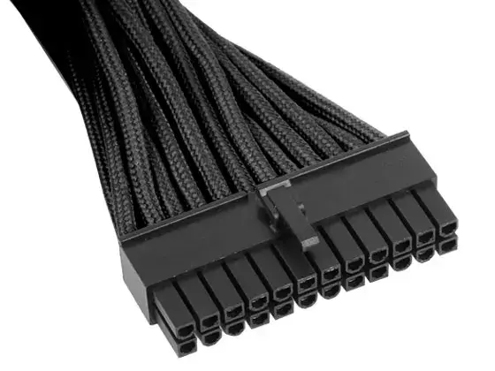 Cable ATX 24-pin Silverstone SST-PP07-MBB Photo 2