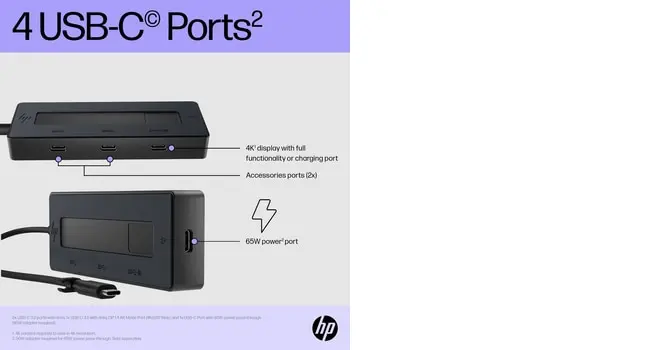 HP 4K USB-C Multiport Hub Photo 11