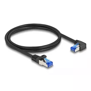 Network Cable DeLOCK RJ45 Cat.6A S/FTP 1m Black