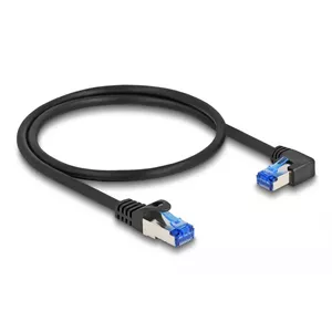 Network Cable DeLOCK RJ45 Cat.6A S/FTP 0.5m Black