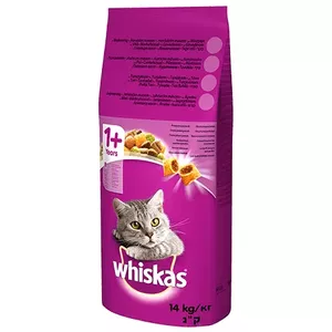 ‎Whiskas 5900951014345 сухой корм для кошек 14 kg Взрослый Говядина