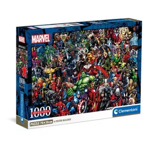 Пазл Clementoni Marvel 1000 шт — Карта, ширина 700 мм, возраст 10+