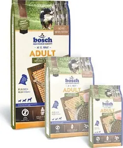 Сухой корм для собак Bosch Adult с свежей птицей и просом, 15 кг, белок 21.5%, жир 10.5%