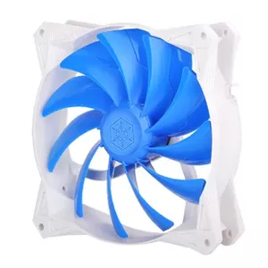 Silverstone FQ141 Datora korpusam Ventilators 14 cm Zils, Balts