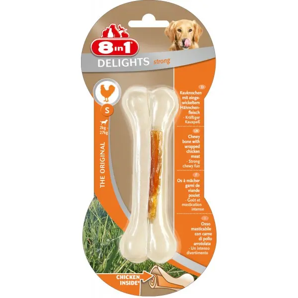 Košļājams gardums 8in1 Delights Strong Bone