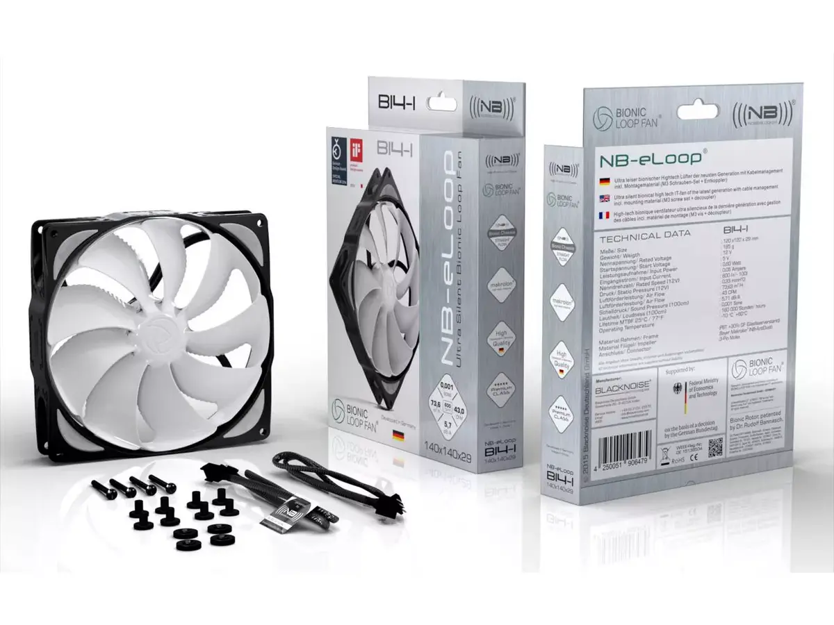 Ventilators Noiseblocker B14-PS-BL Photo 2