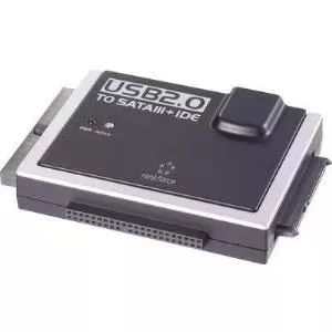 USB 2.0 to IDE/SATA Converter Renkforce P-ATA IDE – USB 2.0 interface for PATA (IDE) and SATA drives