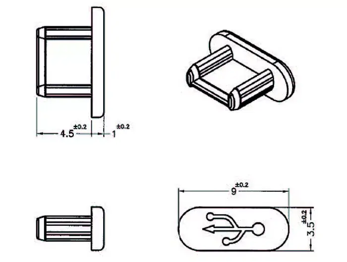 Socket safety cover DeLOCK 64007 Photo 2