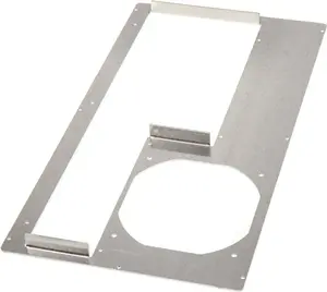 Aizmugures panelis HPTX korpusam, DimasTech PCI 10 spraugu alumīnija S0001RW