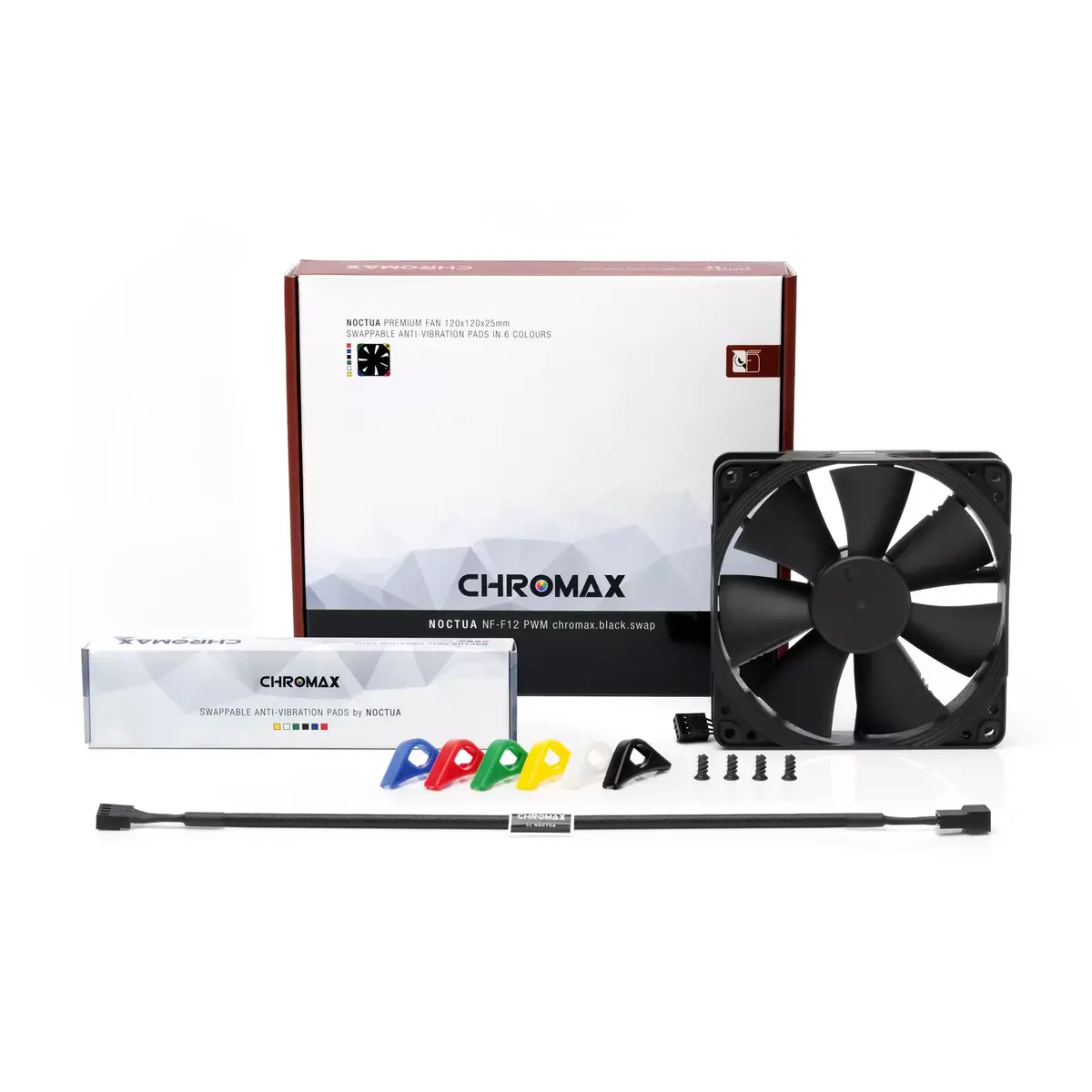 Вентилятор Noctua NF-F12 PWM chromax.black.swap Photo 3
