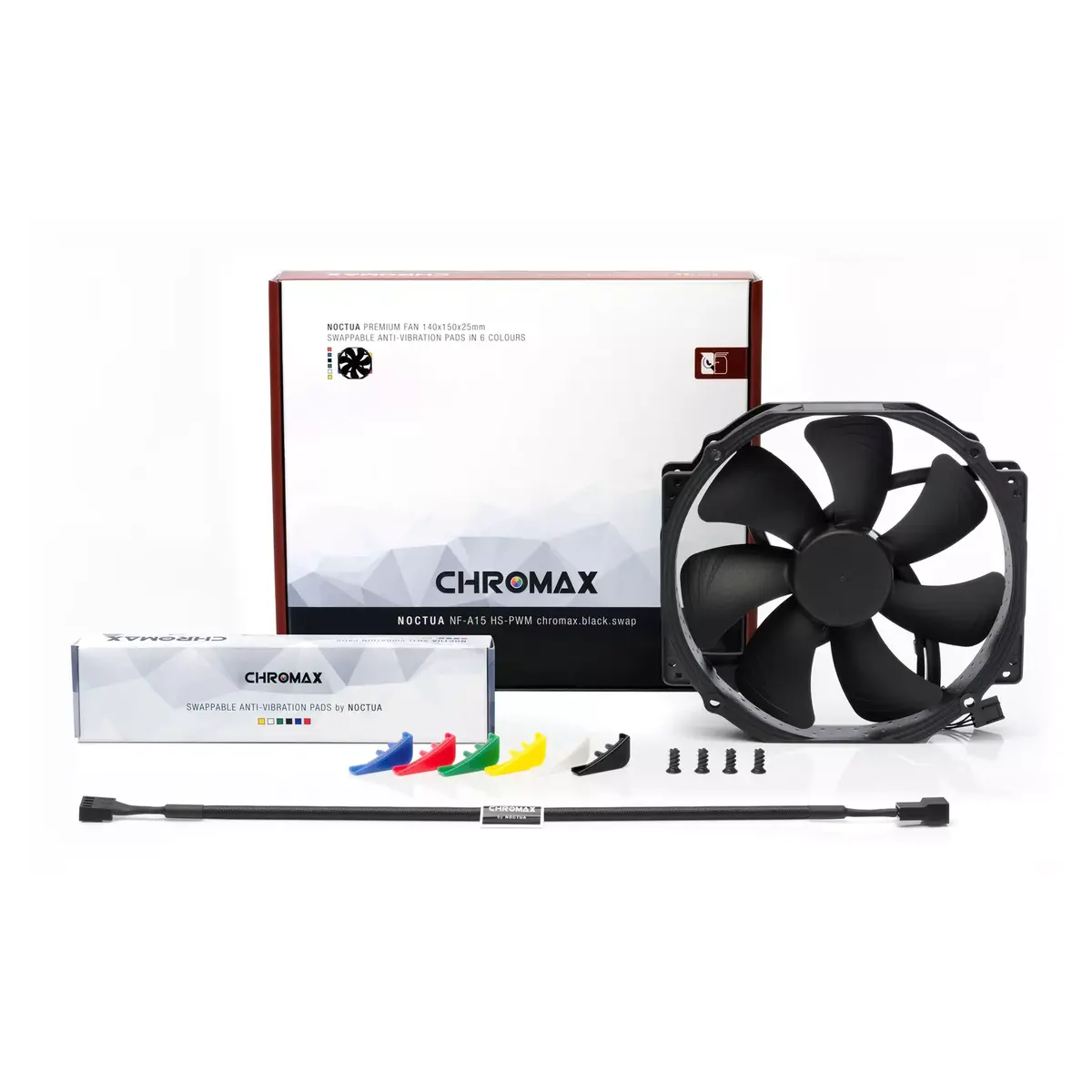 Noctua NF-A15 HS-PWM chromax.black.swap вентилятор 150 мм Photo 3