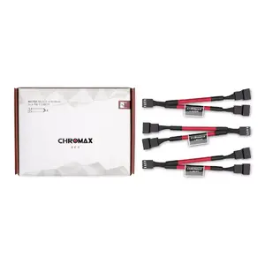 Cable extension Noctua NA-SYC1 CHROMAX.RED — 115 mm, female connector, pack of 3