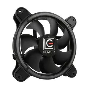 LC-Power LC-CF-RGB-COMBO Datora dzesēšanas sistēma Datora korpusam Ventilators 12 cm Melns