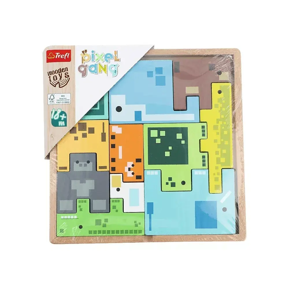 TREFL Pixel Gang деревянная развивающая игрушка 61640 Photo 4