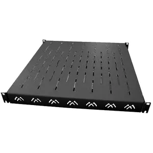 19" plaukts Apranet VARIplain 1U Melns