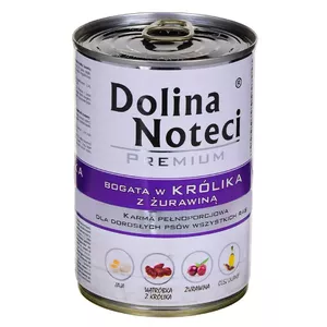 Mitras barības konservi suņiem dolina noteci Premium ar trusi un dzērveni 400 g — pieaugušajiem, bez graudiem, bez glutēna, 12% olbaltumvielu