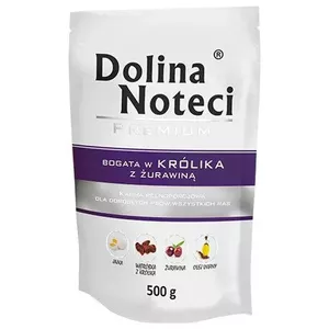 Влажный корм для собак Dolina Noteci Cranberry Rabbit Adult 500 г — без зерна и сои