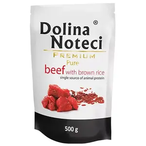 Wet dog food Dolina Noteci DOLINA NOTECI Premium Beef Adult 500 g, protein 12%, fat 6.5%, moisture 77%