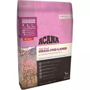 Сухой корм для собак ACANA Singles Grass-Fed Lamb 11,4 кг — взрослым, 31% белка, 15% жира
