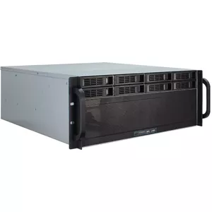 Server Case Inter-Tech 4U-4408 Rack Black, Silver