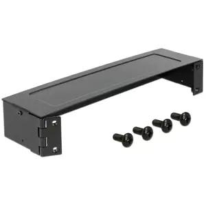 Wall mounted rack DeLOCK 43303 1U Black