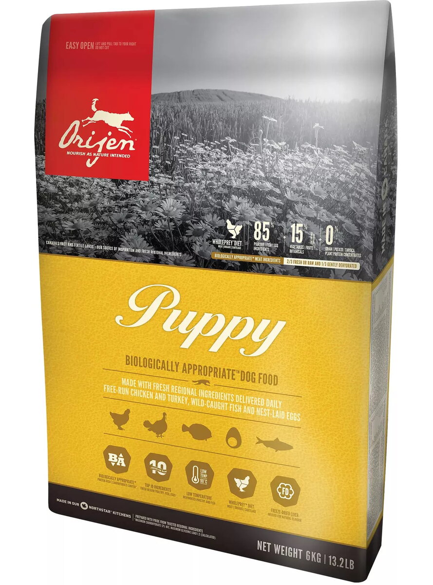 Sausais barības produkts kucēniem Orijen Puppy