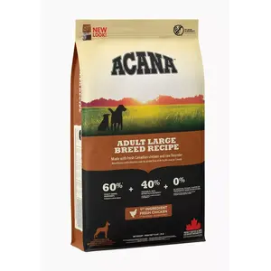 Dry dog food ACANA Adult Large Breed Recipe 17 kg — Chicken, 31% protein, 15% fat, for large breeds