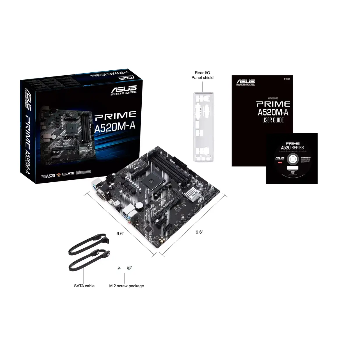 Материнская плата ASUS PRIME A520M-A II/CSM, 90MB17H0-M0EAYC Photo 7