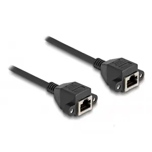 DeLOCK RJ50 Extension Cable female to female S/FTP 5 m black