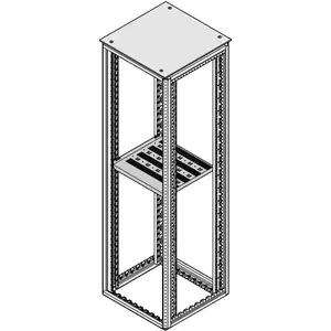 Stationary Shelf Schroff 19'' 1U Full Depth