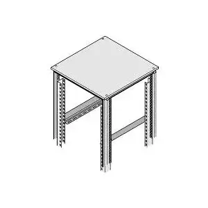 Rack rails SCHROFF T600 — pair for 19" server cabinet, mounting rails for T600 series