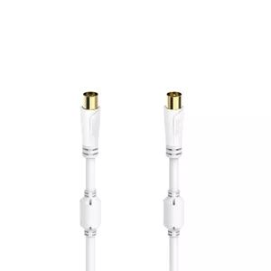 Koaksiālais kabelis Hama 00205248 5 m Coax White