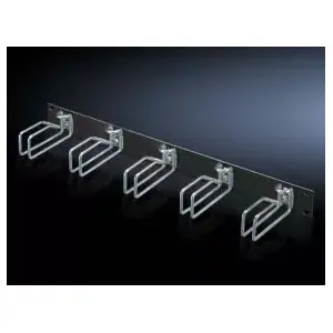 19" Rack Mount Kit Rittal-Werk DK 5502.205 — 48.3 cm, Depth 55 mm, Height 43 mm, Black/Silver