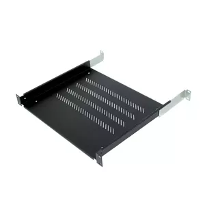 Triton 19" shelf 1U 750mm 80kg plastic black