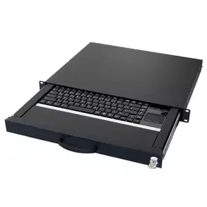 Klaviatūra AIXCASE AIX-19K1UKDETP-B USB PS/2 QWERTZ Vācu Melna