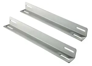 Rack rail ALLNET ALL-S0002113, metal housing, grey, 750 mm width, 40×40 mm profile, pack of 2