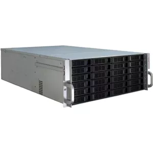 Server Case Inter-Tech 4U-4424 Rack Black, Silver
