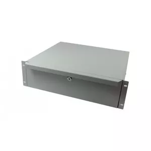 Rack accessory drawer unit ALLNET ALL-S0002060 — metal, grey, 19" width 440 mm, depth 400 mm, height 134 mm