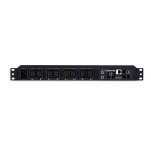 CyberPower PDU81005 energosadales vienība, PDU 8 Maiņstrāvas izvade (-s) 1U Melns