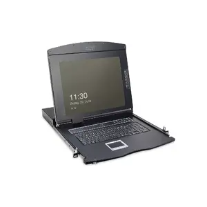 KVM консоль Digitus 17" LCD 8-Port VGA немецкая клавиатура